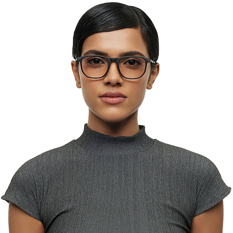 Lenskart STUDIO Black Full Rim Geometric right side