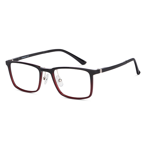 Lenskart Air Black Maroon Full Rim Rectangle right side