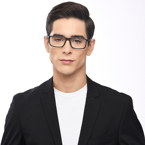 Lenskart Air Online Black Full Rim Rectangle right side