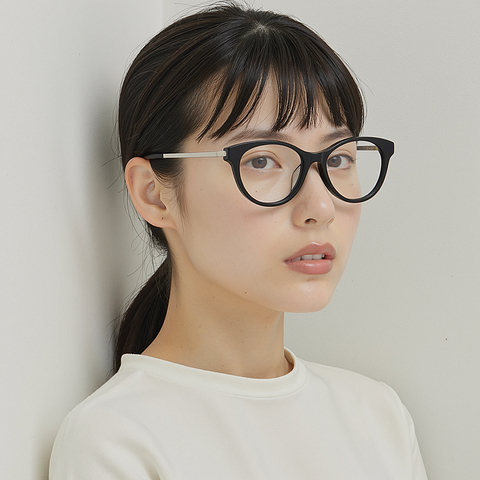 Lenskart Black Full Rim Cat Eye right side
