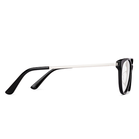 Lenskart Black Full Rim Cat Eye left side