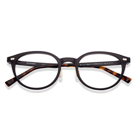 Lenskart Black Full Rim Round left side