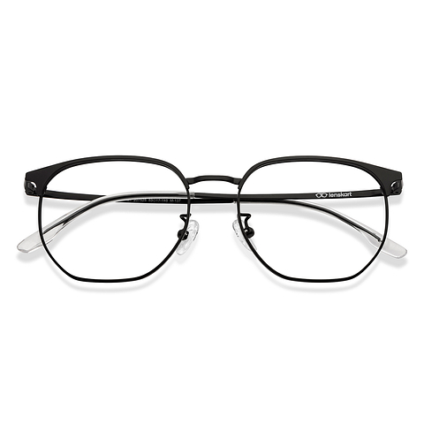 Lenskart Black Full Rim Rectangle left side