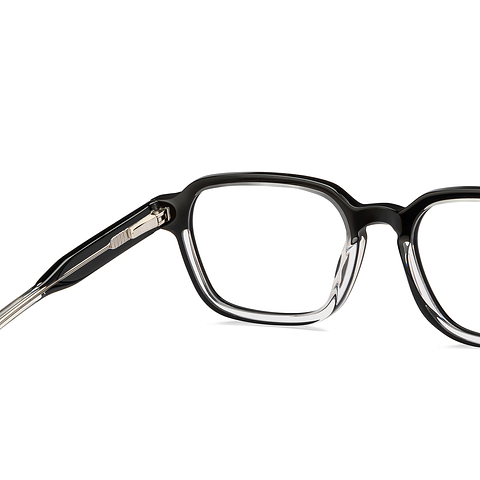 Lenskart STUDIO Black Transparent Full Rim Rectangle right side