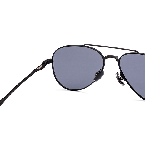 Lenskart STUDIO Black Full Rim Aviator right side