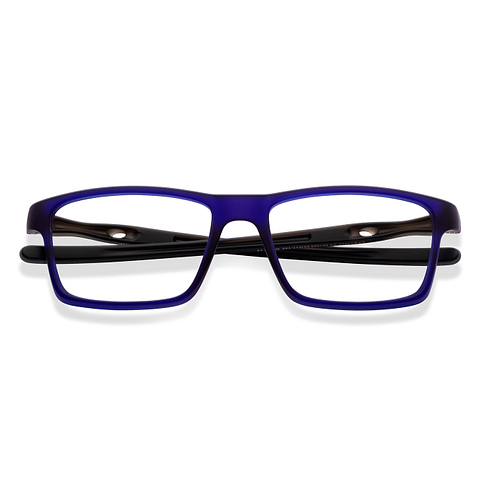 Lenskart Air Online Sky Blue Full Rim Rectangle left side