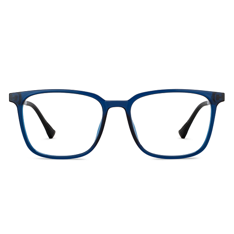 Lenskart Air Online Sky Blue Full Rim Square left side