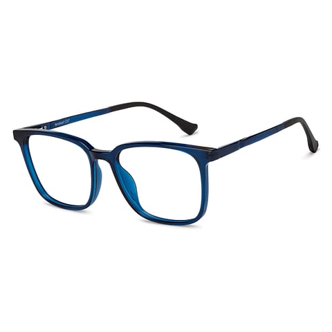 Lenskart Air Online Sky Blue Full Rim Square left side