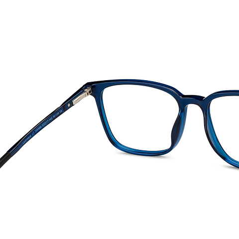Lenskart Air Online Sky Blue Full Rim Square left side