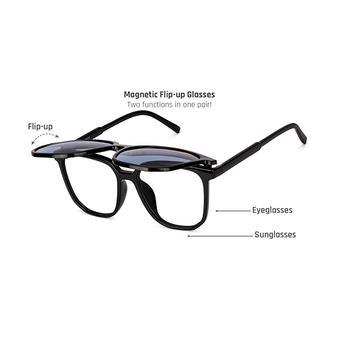 Lenskart Air Black Full Rim Square left side