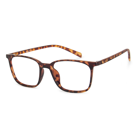 Lenskart BLU Screen Glasses Blue Block Zero Power Screen Glasses: Tortoise Full Rim Square Lenskart Blu LB E13526-C5 right side