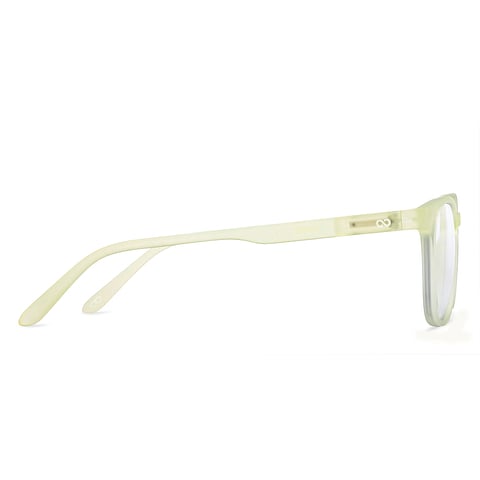 Lenskart Hustlr Screen Glasses Blue Block Zero Power Screen Glasses : Dusky Mauve Full Rim Square Lenskart HUSTLR LB E14058-W C-26 left side