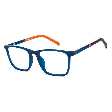 Lenskart BLU Screen Glasses Blue Block Zero Power Screen Glasses: Orange Full Rim Rectangle Lenskart Blu LB E16220-C3 right side
