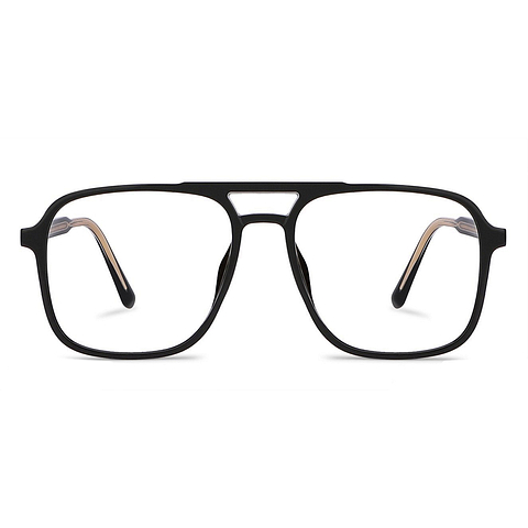 Lenskart Air Screen Glasses Black Full Rim Square left side
