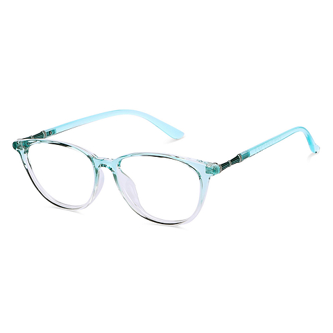Lenskart Air Online Green Transparent Full Rim Cat Eye right side