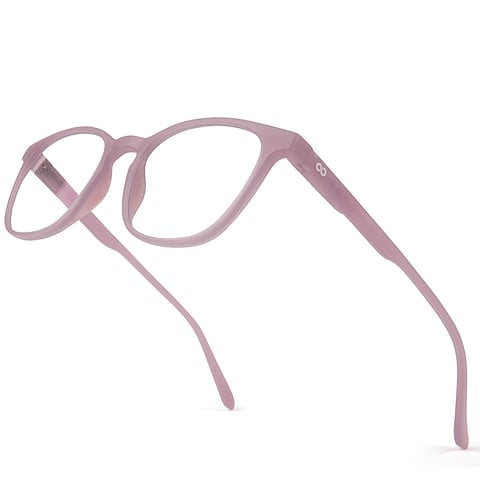 Lenskart Hustlr Dusty Rose Full Rim Square left side