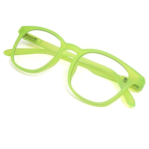 Lenskart Hustlr Electric Green Full Rim Square right side