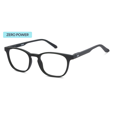 نظارات الشاشة لينسكارت Hustlr Blue Block Zero Power Screen Glasses : Military Green Full Rim Square Lenskart HUSTLR LB E14058-XW C4 left side
