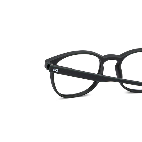 نظارات الشاشة لينسكارت Hustlr Blue Block Zero Power Screen Glasses : Military Green Full Rim Square Lenskart HUSTLR LB E14058-XW C4 right side