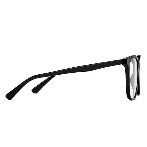 Lenskart BLU Screen Glasses Blue Block Screen Glasses: Black Full Rim Square Lenskart Blu-C1 LB E16063 left side Lenskart BLU Screen Glasses Blue Block Screen Glasses: Black Full Rim Square Lenskart Blu-C1 LB E16063 left side