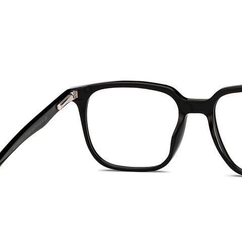 Lenskart BLU Screen Glasses Blue Block Screen Glasses: Black Full Rim Square Lenskart Blu-C1 LB E16063 right side Lenskart BLU Screen Glasses Blue Block Screen Glasses: Black Full Rim Square Lenskart Blu-C1 LB E16063 right side