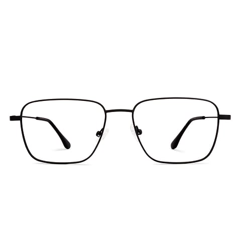 Lenskart BLU Screen Glasses Blue Block Zero Power Screen Glasses: Black Full Rim Square Lenskart Blu LB E18341 right side