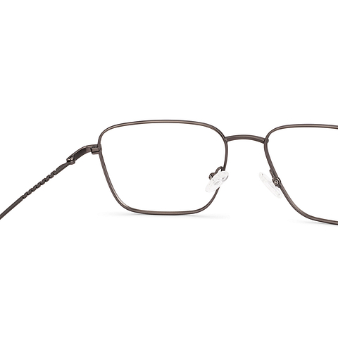 Lenskart BLU Screen Glasses Blue Block Zero Power Screen Glasses: Gunmetal Full Rim Square Lenskart Blu LB E18341 right side Lenskart BLU Screen Glasses Blue Block Zero Power Screen Glasses: Gunmetal Full Rim Square Lenskart Blu LB E18341 right side