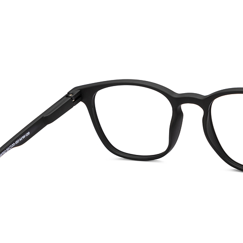 Lenskart Hustlr Screen Glasses Blue Block Zero Power Screen Glasses : Dark Night Full Rim Square Lenskart HUSTLR LB E14058-W C1 right side