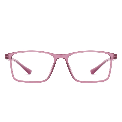 Lenskart BLU Screen Glasses Blue Block Zero Power Screen Glasses : Purple Full Rim Rectangle Lenskart Blu-C8 LB E13738 right side