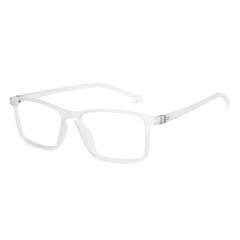 Lenskart BLU Screen Glasses Blue Block Zero Power Screen Glasses : Transparent Full Rim Rectangle Lenskart Blu LB E14270-C4 right side