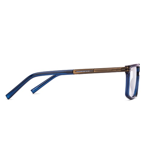 Lenskart Studio Online Sky Blue Full Rim Geometric right side