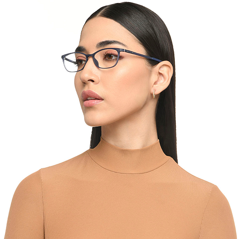 Lenskart Air Online Sky Blue Full Rim Cat Eye right side