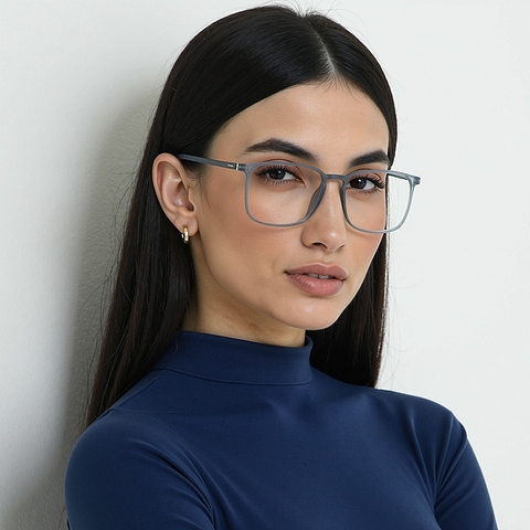 Lenskart Air Sky Blue Full Rim Square right side