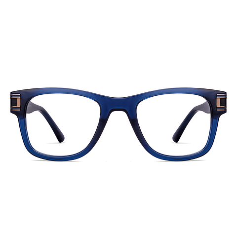 Lenskart Studio Online Sky Blue Full Rim Square right side