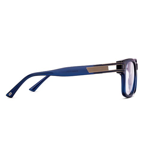 Lenskart Studio Online Sky Blue Full Rim Square left side