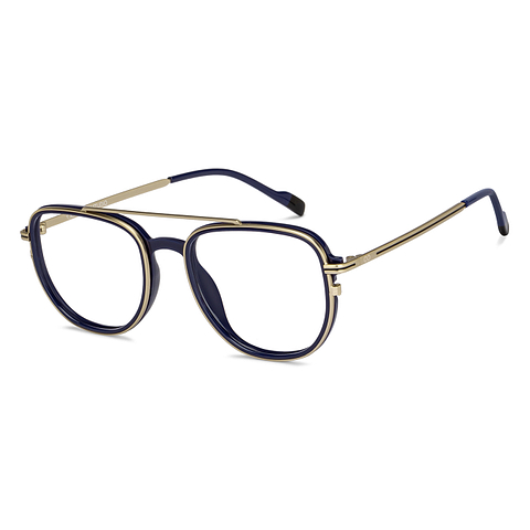 Lenskart Studio Online Sky Blue Full Rim Square right side