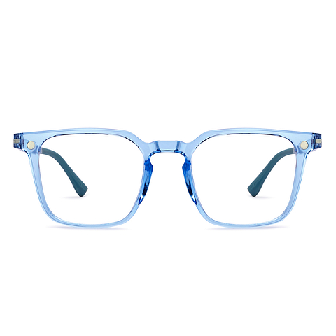 Lenskart Air Sky Blue Full Rim Square left side