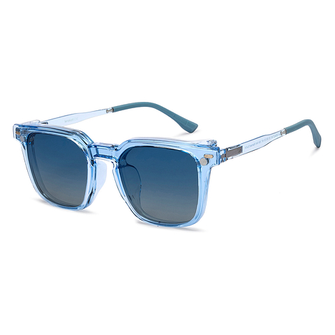 Lenskart Air Sky Blue Full Rim Square right side