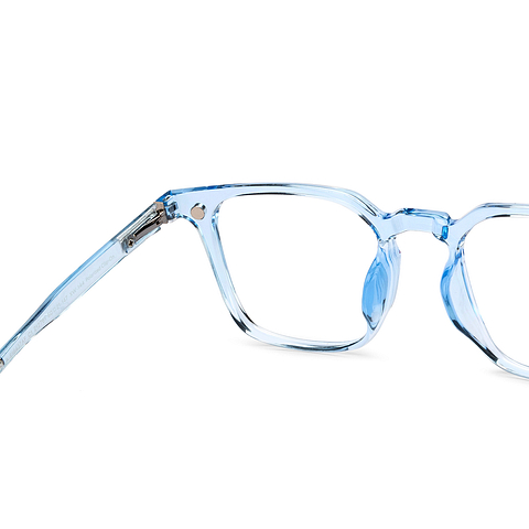 Lenskart Air Sky Blue Full Rim Square right side