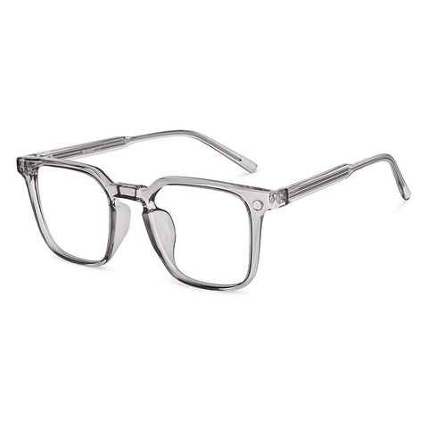 Lenskart Air Light Grey Full Rim Square left side