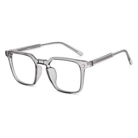 Lenskart Air Light Grey Full Rim Square right side