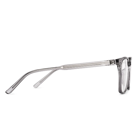 Lenskart Air Light Grey Full Rim Square left side