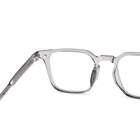 Lenskart Air Light Grey Full Rim Square right side