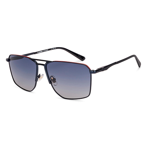 Lenskart Navy Blue Full Rim Geometric left side