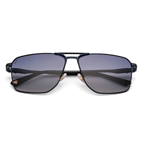Lenskart Navy Blue Full Rim Geometric left side