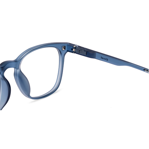 Lenskart Hustlr Blue Full Rim Square left side