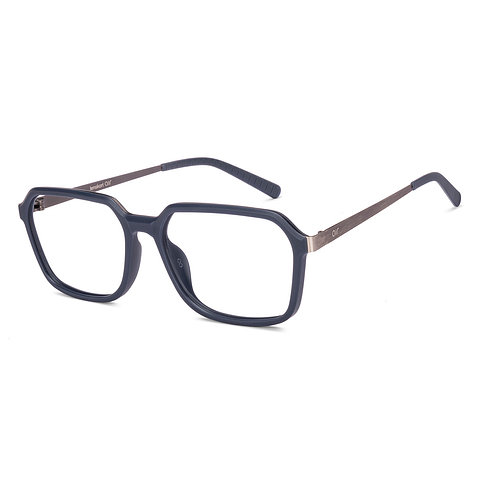 Lenskart Air Sky Blue Full Rim Rectangle left side