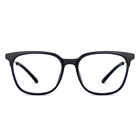 Lenskart Air Online Sky Blue Full Rim Square left side