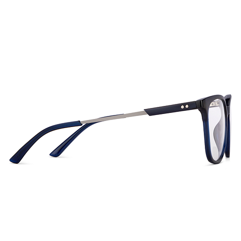 Lenskart Air Online Sky Blue Full Rim Square left side