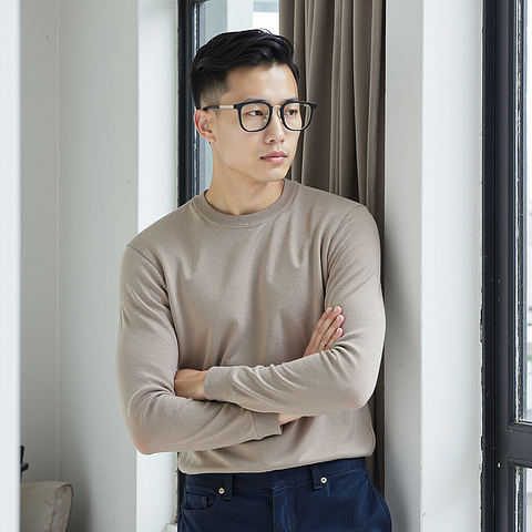 Lenskart Air Gunmetal Full Rim Square right side